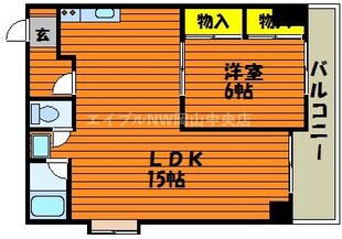 メゾンド岡文館の物件間取画像